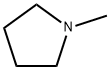 1-甲基吡咯烷,120-94-5,结构式