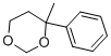 4-メチル-4-フェニル-1,3-ジオキサン 化学構造式