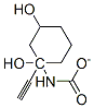 1,3-Cyclohexanediol,1-ethynyl-,1-carbamate,cis-(9CI) Structure