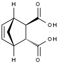 降冰片烯-2,3-二羧酸,1200-88-0,结构式