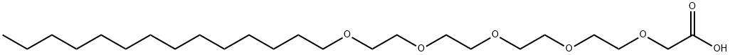 肉豆蔻醇聚醚-5 羧酸,120001-52-7,结构式