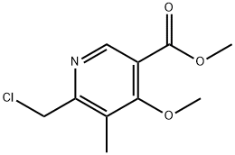 6-(ChloroMethyl)-4-Methoxy-5-Methyl-nicotinic Acid Methyl Ester Structure