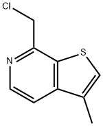 Thieno[2,3-c]pyridine, 7-(chloromethyl)-3-methyl- (9CI) Struktur