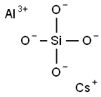 CESIUM ALUMINUM ORTHOSILICATE  -100 Struktur