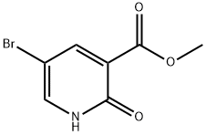 METHYL 5-BROMO-2-OXO-1,2-DIHYDRO-3-PYRIDINECARBOXYLATE Structure