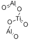钛酸铝,12004-39-6,结构式