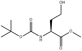 N-BOC-L-HOMOSERINE METHYL ESTER,120042-11-7,结构式