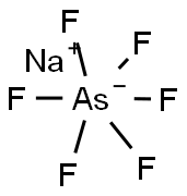 SODIUM HEXAFLUOROARSENATE(V) Struktur