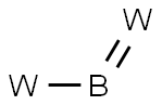 硼化钨, 12007-10-2, 结构式