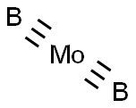 硼化钼,12007-27-1,结构式