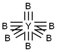 六硼化钇 结构式