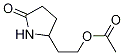 5-[2-(acetyloxy)ethyl]-2-Pyrrolidinone Struktur