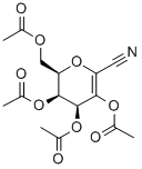 3,4,5,7-TETRA-O-ACETYL-2,6-ANHYDRO-D-LYXO-HEPT-2-ENONITRILE Structure