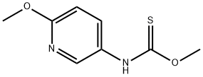 Carbamothioic acid, (6-methoxy-3-pyridinyl)-, O-methyl ester (9CI) Struktur