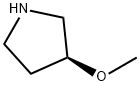 (S)-3-メトキシピロリジン 化学構造式