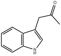 1-(1H-インドール-3-イル)-2-プロパノン 化学構造式