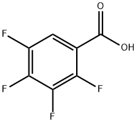 2,3,4,5-Tetrafluorobenzoic acid Struktur