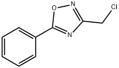3-(氯甲基)-5-苯基-1,2,4-恶二唑 结构式