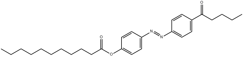 [4-(4-pentanoylphenyl)diazenylphenyl] undecanoate Struktur