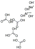ジヒドロキシアルミニウム炭酸ナトリウム 化学構造式