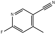 6-Fluoro-4-methylpyridine-3-carbonitrile Struktur