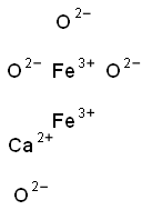 铁酸钙, 12013-33-1, 结构式