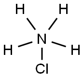 塩化アンモニウム-D4(重水素化率98%以上) 化学構造式