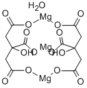 Magnesium citrate hydrate, Mg ca 16% (dry wt.) Structure