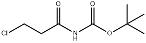 Carbamic acid, (3-chloro-1-oxopropyl)-, 1,1-dimethylethyl ester (9CI) Struktur