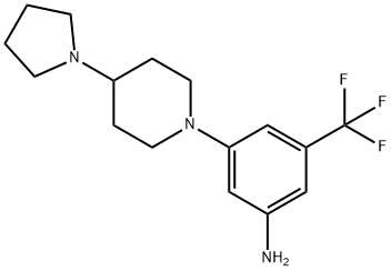 BenzenaMine, 3-(4-(pyrrolidin-1-yl)piperidin-1-yl)-5-(trifluoroMethyl)-|