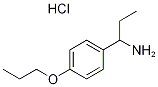 [1-(4-Propoxyphenyl)propyl]amine hydrochloride Structure