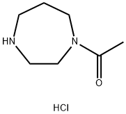 1-Acetyl-1,4-diazepane hydrochloride Struktur