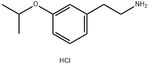 [2-(3-Isopropoxyphenyl)ethyl]amine hydrochloride Structure