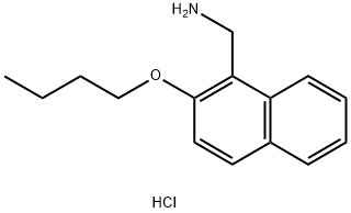 [(2-Butoxy-1-naphthyl)methyl]amine hydrochloride Structure