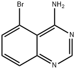 5-ブロモキナゾリン-4-アミン 化学構造式