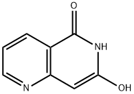 1,6-ナフチリジン-5,7-ジオール 化学構造式