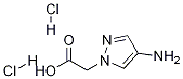 (4-氨基-1H-吡唑-1-基)乙酸盐酸盐, 1201935-99-0, 结构式