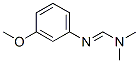 N2-(3-メトキシフェニル)-N1,N1-ジメチルホルムアミジン 化学構造式