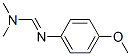 N,N-Dimethyl-N'-(4-methoxyphenyl)formamidine Structure