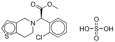 CLOPIDOGREL  RELATED  COMPOUND  C  (20 MG) (METHYL (-)-(R)-(O-CHLOROPHENYL)-6,7-DIHYDROTHIE-NO[3,2-C]PYRIDINE-5(4H)-ACETATE,  HYDROGEN SUL- FATE)