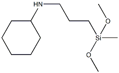3-(N-环己胺)丙基甲基二甲氧基硅烷, 120218-28-2, 结构式