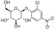 2-CHLORO-4-NITROPHENYL-BETA-D-GLUCO- PYRANOSIDE* 化学構造式