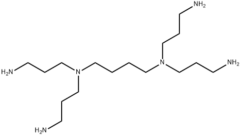 DAB-AM-4、ポリプロピレンイミンテトラアミンデンドリマー、第1世代 化学構造式