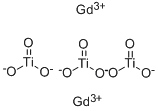 酸化ガドリニウムチタン 化学構造式