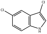 3,5-二氯-1H-吲哚,120258-33-5,结构式