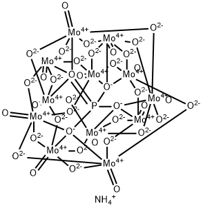 りんモリブデン酸アンモニウム三水和物 化学構造式