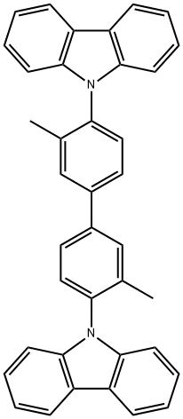 4,4'-Bis(9-carbazolyl)-2,2'-dimethylbiphenyl Structure