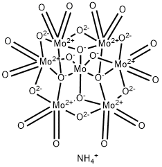 Hexaammonium molybdate  Struktur