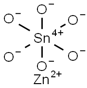 ZINC STANNATE Structure