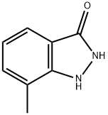 7-甲基-1H-吲唑-3-醇 结构式